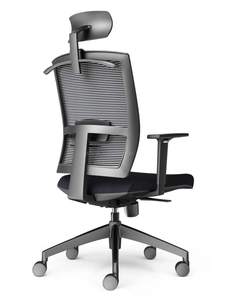 kancelárska stolička BETRIA ergonomická, s ramienkom na vešanie