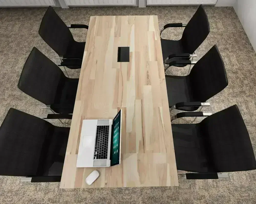 Rokovací stôl RST 200 obdĺžnik masívne dubové drevo