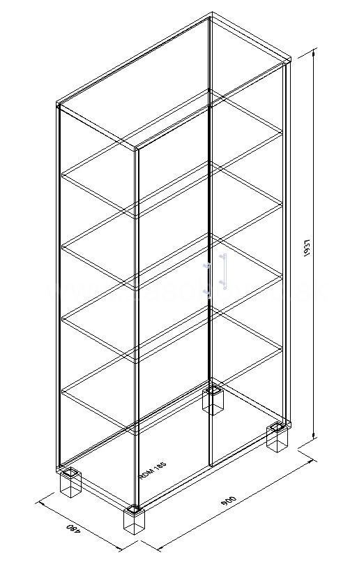 Kancelárska skriňa RDM 185